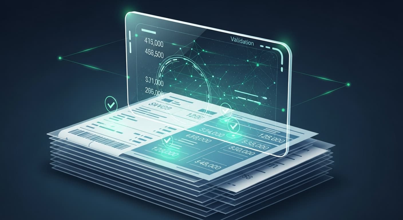 Walidacja danych z wyciągów bankowych